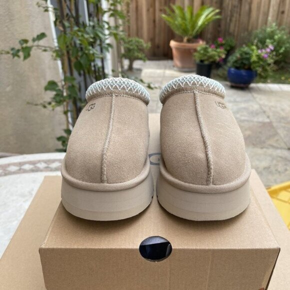 Ugg Tazz Tasman Platform Slippers Beautiful Mustard Seed - Picture 4 of 4